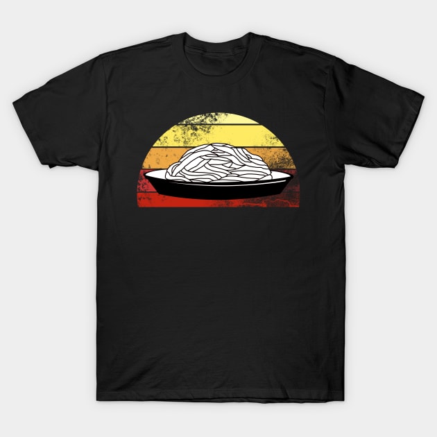 Retro Spaghetti T-Shirt by Imutobi